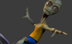 Maya Tutorial: Maya ZBrush Integration - Surfing with the Alien v